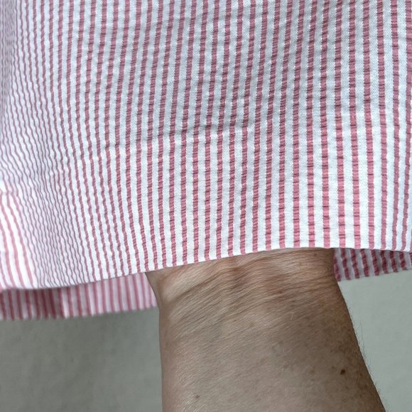 Talbots Perfect Short Seersucker Size 4 10.5" NEW Beach Preppy Summer - Picture 4 of 10